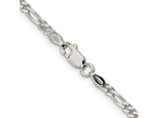 FJC Finejewelers 925 Sterling Silver Figaro Bracelet Chain 6 Inches x 2.85 mm