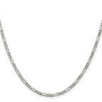 FJC Finejewelers 925 Sterling Silver Figaro Bracelet Chain 7 Inches x 2.85 mm