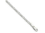 FJC Finejewelers 925 Sterling Silver Figaro Bracelet Chain 7 Inches x 2.85 mm