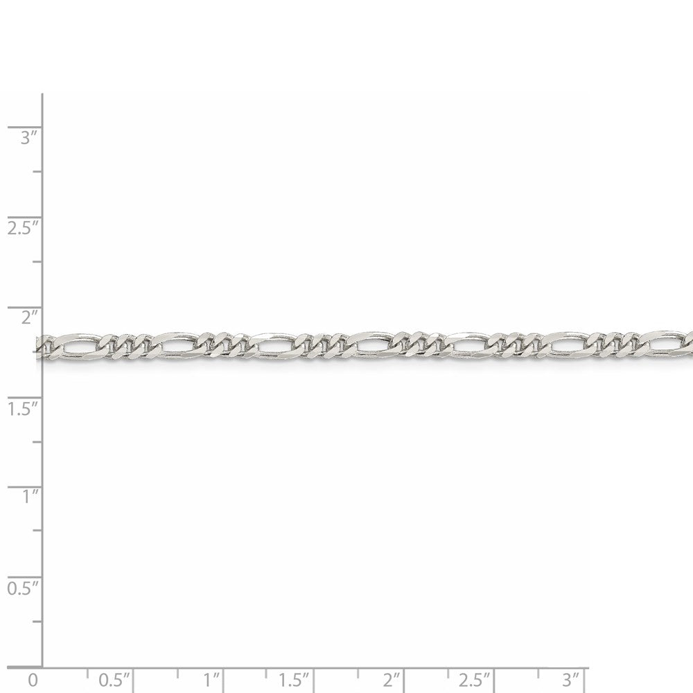 FJC Finejewelers 925 Sterling Silver Figaro Chain 20 Inches x 3.5 mm