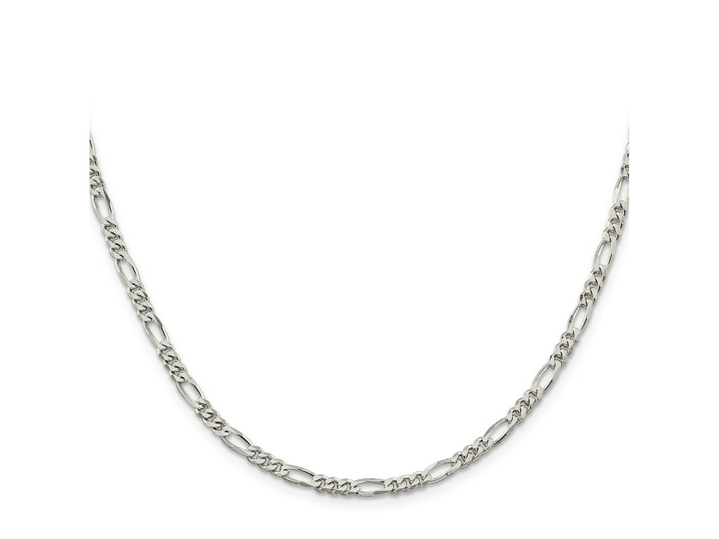 FJC Finejewelers 925 Sterling Silver Figaro Chain 20 Inches x 3.5 mm