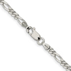 FJC Finejewelers 925 Sterling Silver Figaro Chain 22 Inches x 3.5 mm
