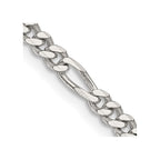 FJC Finejewelers 925 Sterling Silver Figaro Chain 22 Inches x 3.5 mm