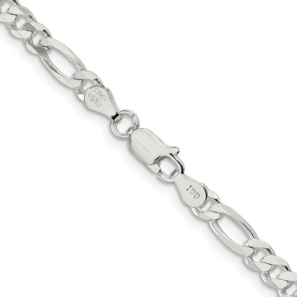FJC Finejewelers 925 Sterling Silver Figaro Chain 22 Inches x 4.5 mm