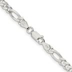 FJC Finejewelers 925 Sterling Silver Figaro Chain 24 Inches x 4.5 mm
