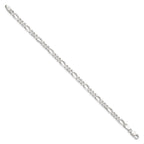 FJC Finejewelers 925 Sterling Silver Figaro Bracelet Chain 8 Inches x 4.5 mm