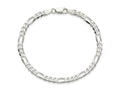 FJC Finejewelers 925 Sterling Silver Figaro Bracelet Chain 8 Inches x 4.5 mm