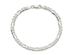 FJC Finejewelers 925 Sterling Silver Figaro Bracelet Chain 8 Inches x 4.5 mm