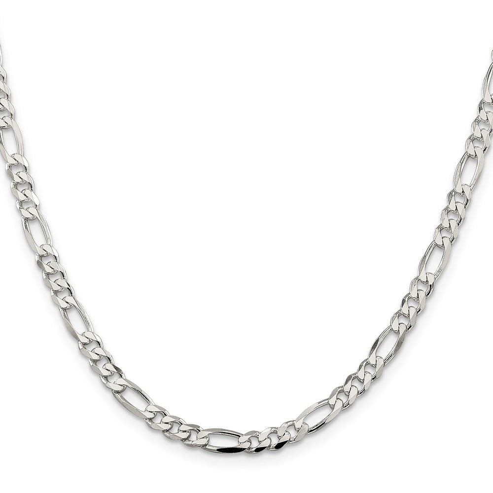 FJC Finejewelers 925 Sterling Silver Figaro Bracelet Chain 9 Inches x 4.5 mm
