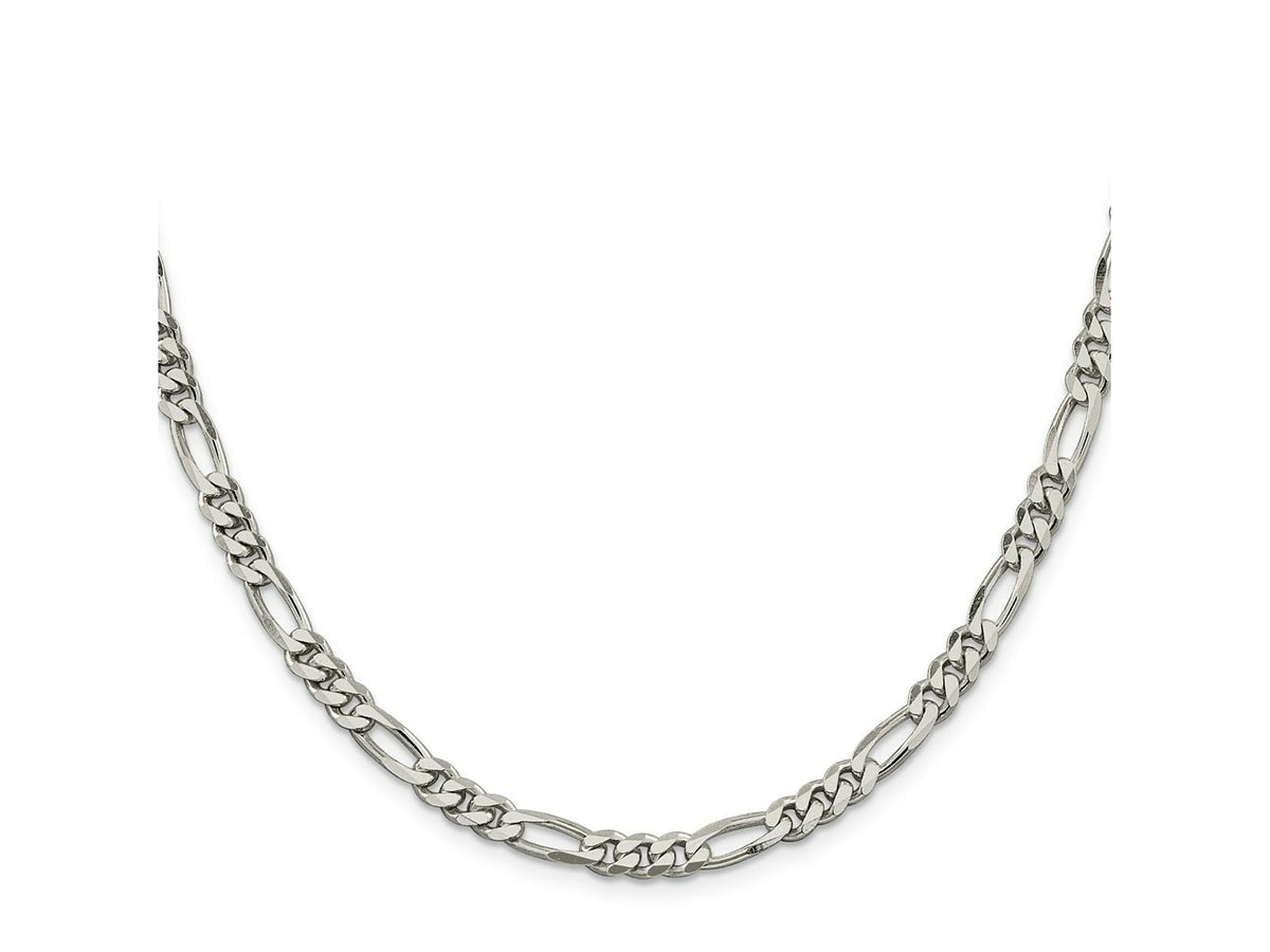 FJC Finejewelers 925 Sterling Silver Figaro Chain 22 Inches x 5.5 mm