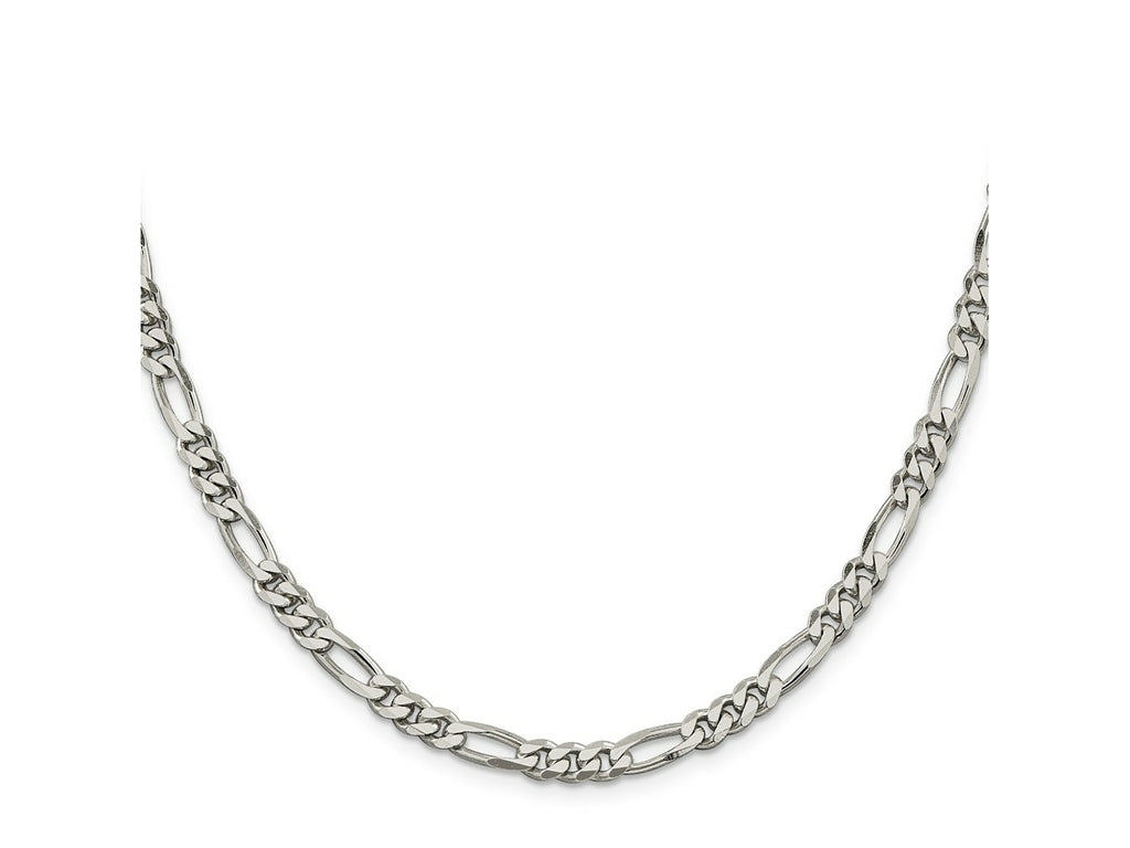FJC Finejewelers 925 Sterling Silver Figaro Chain 24 Inches x 5.5 mm