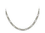 FJC Finejewelers 925 Sterling Silver Figaro Chain 24 Inches x 5.5 mm