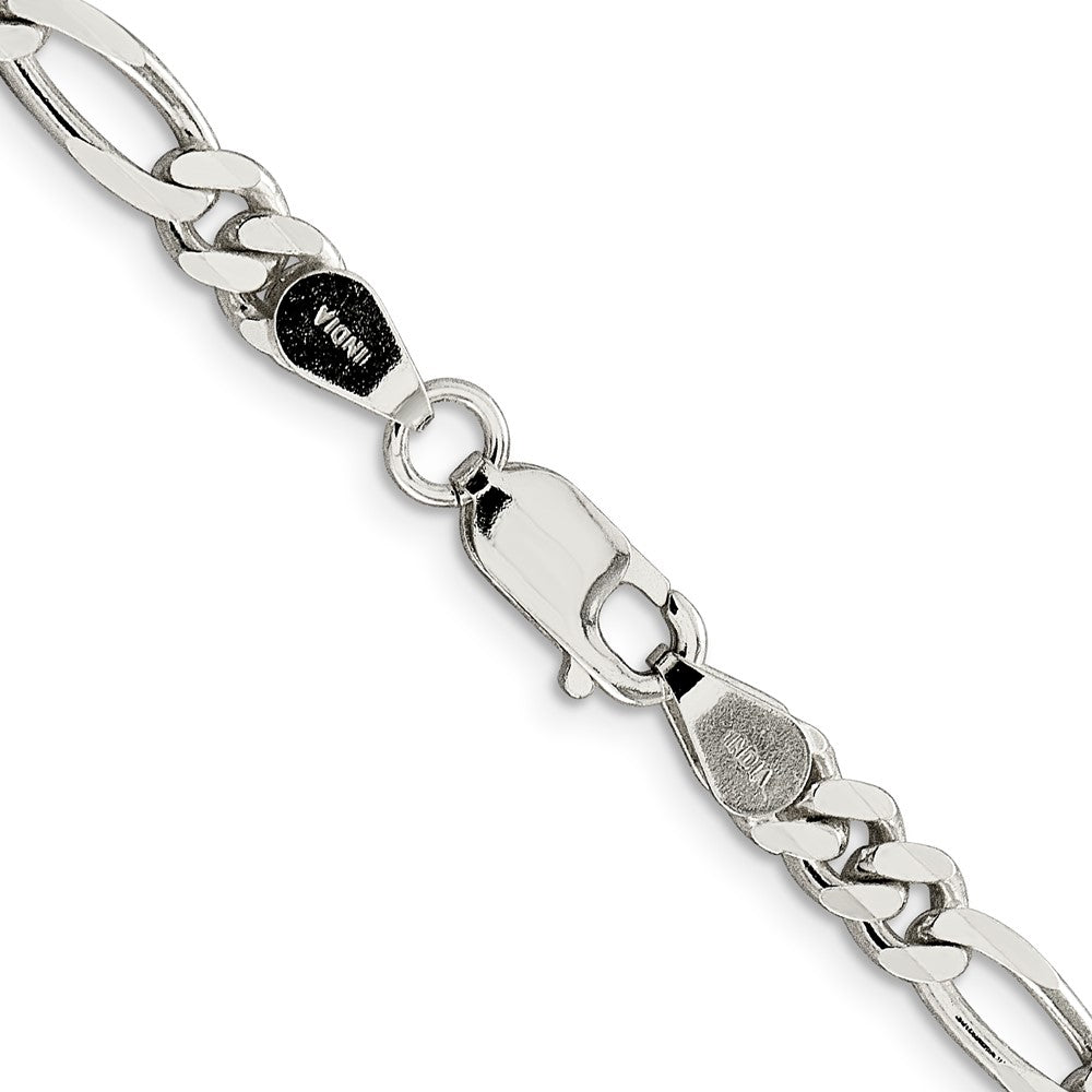 FJC Finejewelers 925 Sterling Silver Figaro Bracelet Chain 7 Inches x 5.5 mm