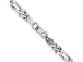 FJC Finejewelers 925 Sterling Silver Rhodium Plated Figaro Bracelet Chain 7 Inches x 5.25 mm