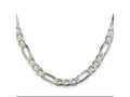 FJC Finejewelers 925 Sterling Silver Figaro Chain 18 Inches x 6.75 mm