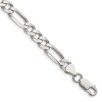FJC Finejewelers 925 Sterling Silver Figaro Chain Bracelet 8 Inches x 6.75 mm