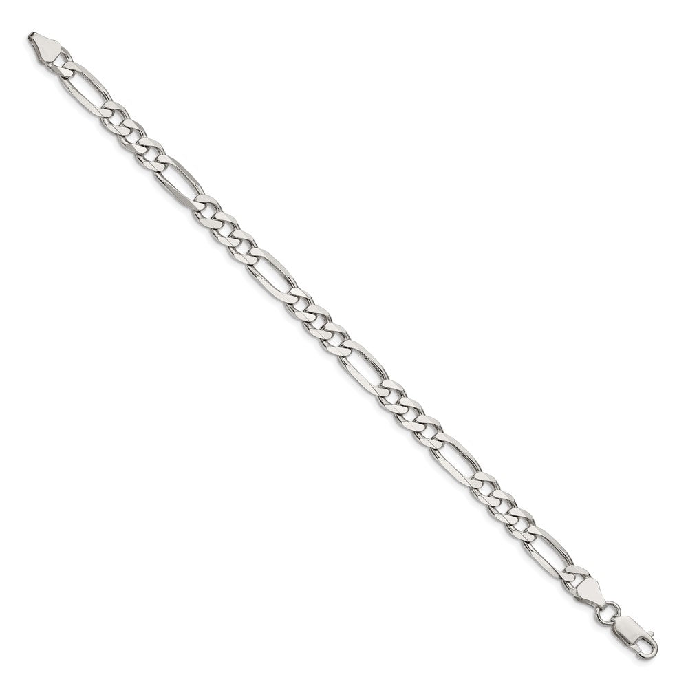 FJC Finejewelers 925 Sterling Silver Figaro Chain Bracelet 8 Inches x 6.75 mm