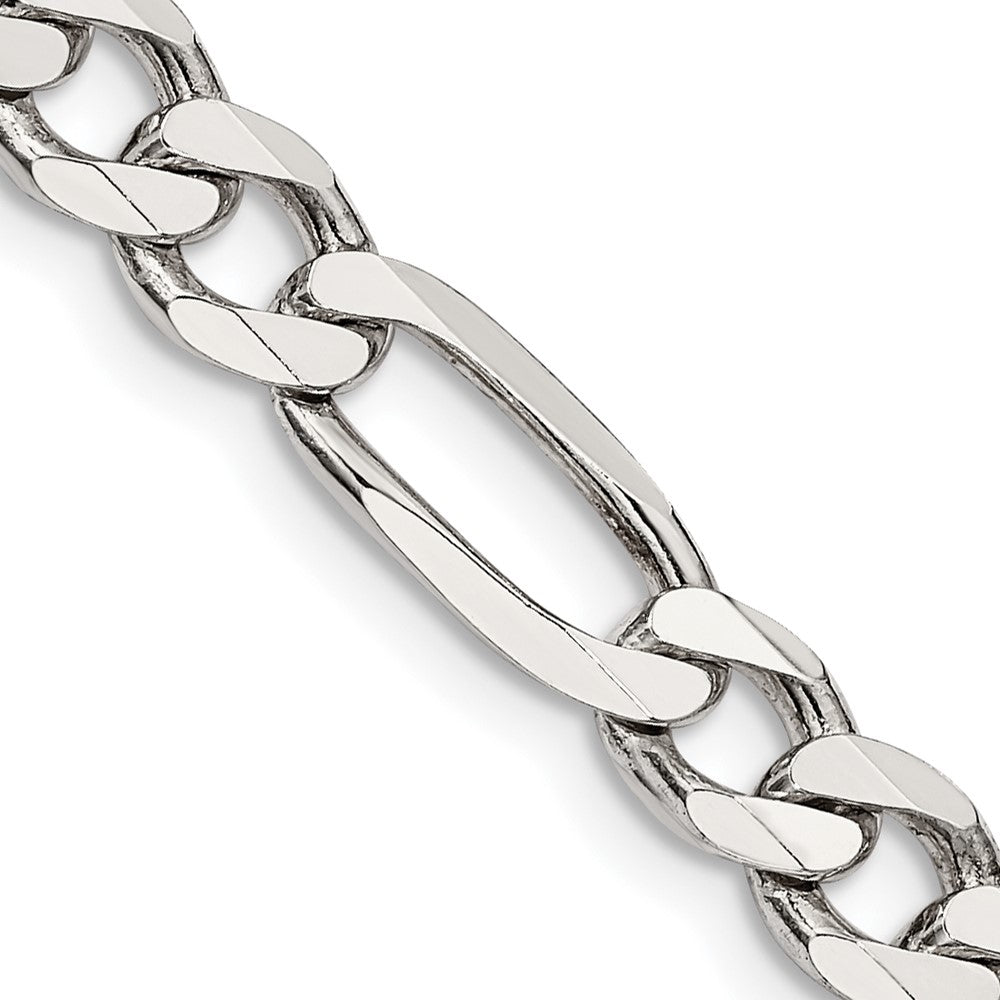 FJC Finejewelers 925 Sterling Silver Figaro Chain Bracelet 9 Inches x 6.75 mm