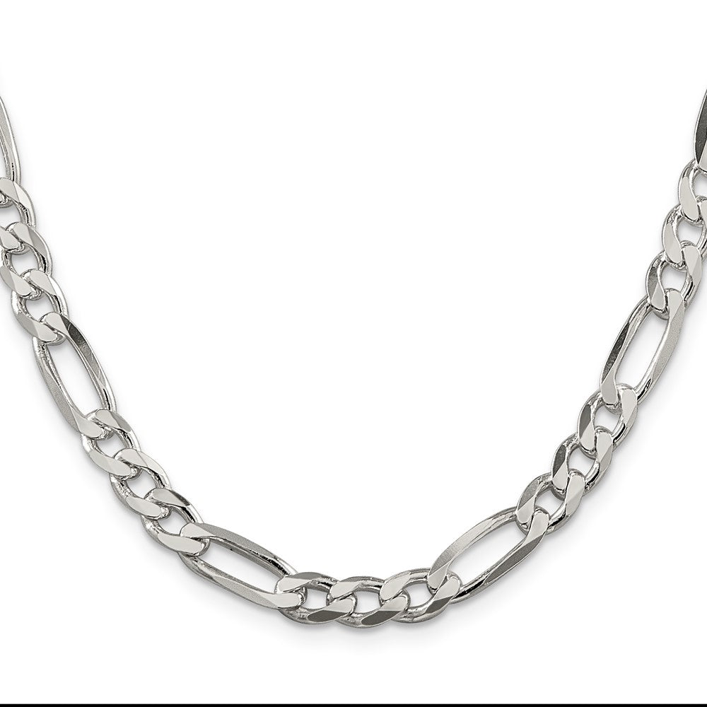 FJC Finejewelers 925 Sterling Silver Figaro Chain Bracelet 9 Inches x 6.75 mm