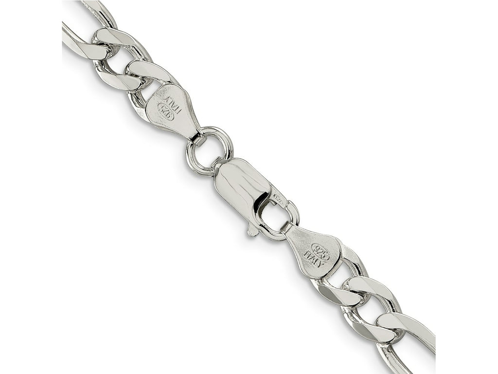 FJC Finejewelers 925 Sterling Silver Figaro Chain Bracelet 9 Inches x 6.75 mm