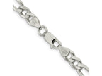FJC Finejewelers 925 Sterling Silver Figaro Chain Bracelet 9 Inches x 6.75 mm