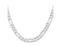FJC Finejewelers 925 Sterling Silver Figaro Chain 30 Inches x 7.5 mm