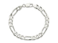 FJC Finejewelers 925 Sterling Silver Figaro Bracelet Chain 7 Inches x 7.5 mm