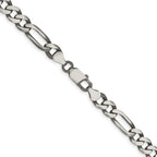 FJC Finejewelers 925 Sterling Silver Antiqued Figaro Chain 20 Inches x 7.5 mm