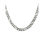 FJC Finejewelers 925 Sterling Silver Antiqued Figaro Chain 20 Inches x 7.5 mm