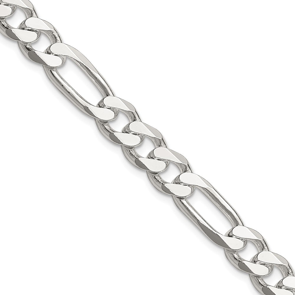 FJC Finejewelers 925 Sterling Silver Figaro Chain 24 Inches x 8 mm
