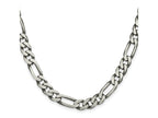 FJC Finejewelers 925 Sterling Silver Antiqued Figaro Chain 20 Inches x 7.75 mm