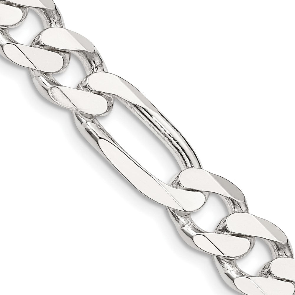 FJC Finejewelers 925 Sterling Silver Figaro Chain 24 Inches x 9 mm