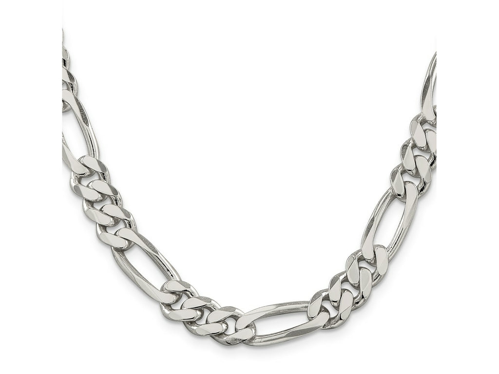FJC Finejewelers 925 Sterling Silver Figaro Chain 24 Inches x 9 mm