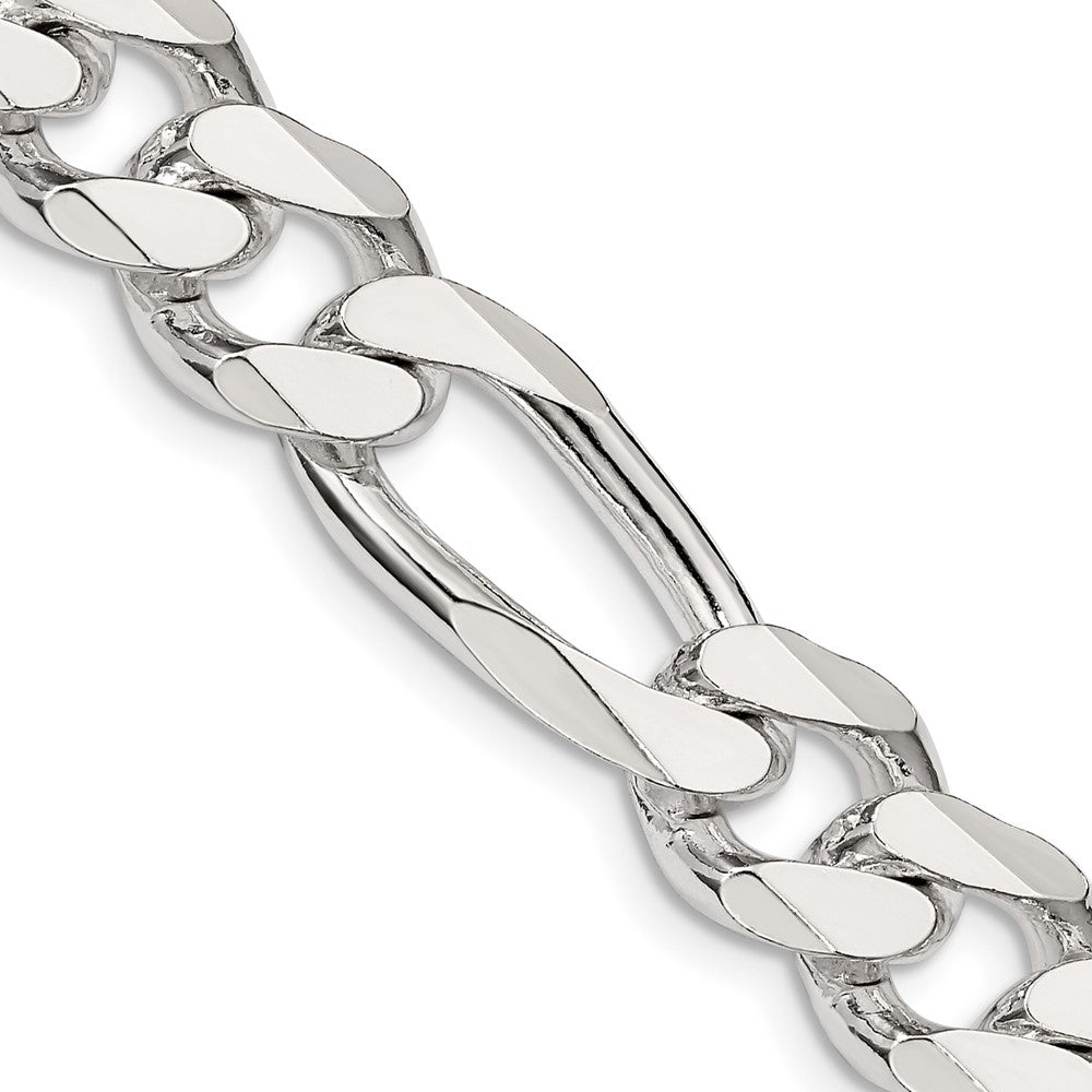 FJC Finejewelers 925 Sterling Silver Figaro Chain 30 Inches x 10.75 mm