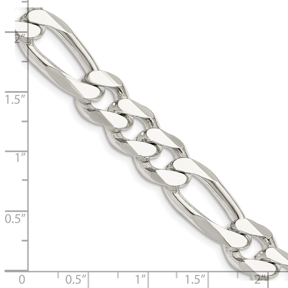 FJC Finejewelers 925 Sterling Silver Figaro Chain 30 Inches x 10.75 mm