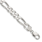 FJC Finejewelers 925 Sterling Silver Figaro Chain Bracelet 8 Inches x 10.75 mm