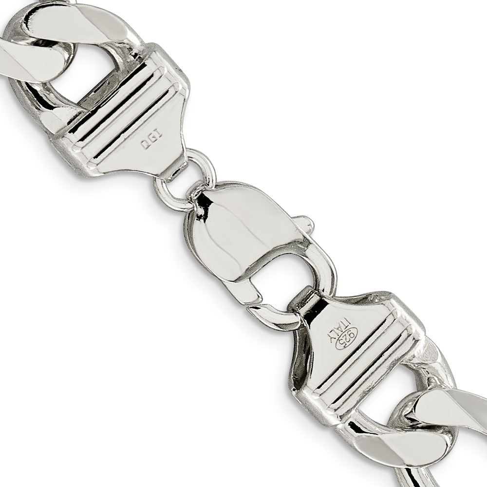 FJC Finejewelers 925 Sterling Silver Figaro Chain Bracelet 10 Inches x 13.5 mm