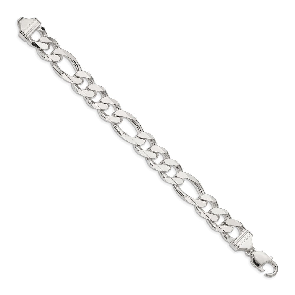 FJC Finejewelers 925 Sterling Silver Figaro Chain Bracelet 8 Inches x 13.5 mm