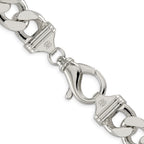 FJC Finejewelers 925 Sterling Silver Figaro Chain 24 Inches x 15 mm
