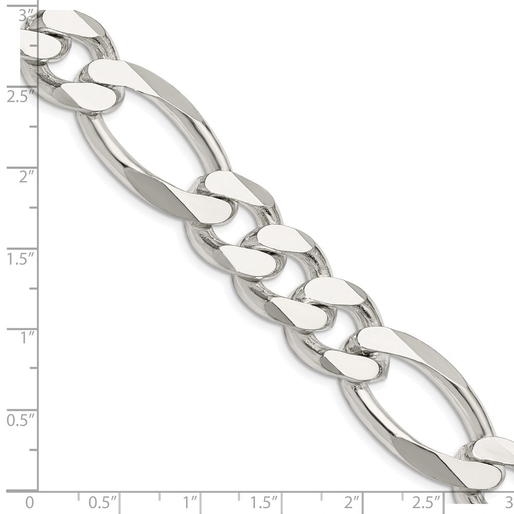 FJC Finejewelers 925 Sterling Silver Figaro Chain Bracelet 9 Inches x 15 mm