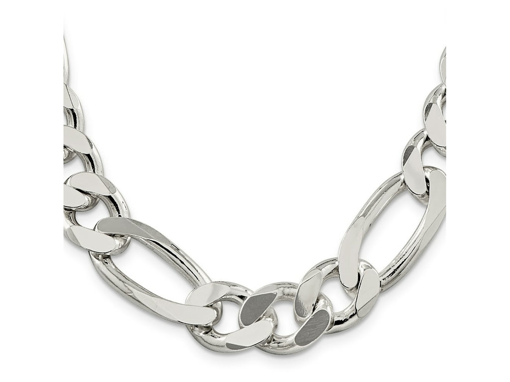 FJC Finejewelers 925 Sterling Silver Figaro Chain Bracelet 9 Inches x 15 mm