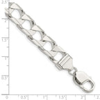 FJC Finejewelers 925 Sterling Silver Bright Cut Square Curb Chain Bracelet 8 Inches x 10.3 mm