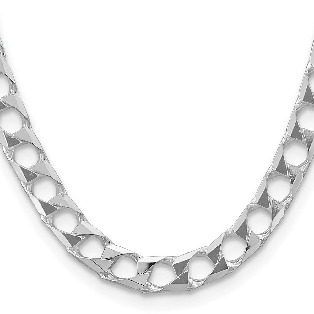 FJC Finejewelers 925 Sterling Silver Bright Cut Square Curb Chain Bracelet 9 Inches x 10.3 mm