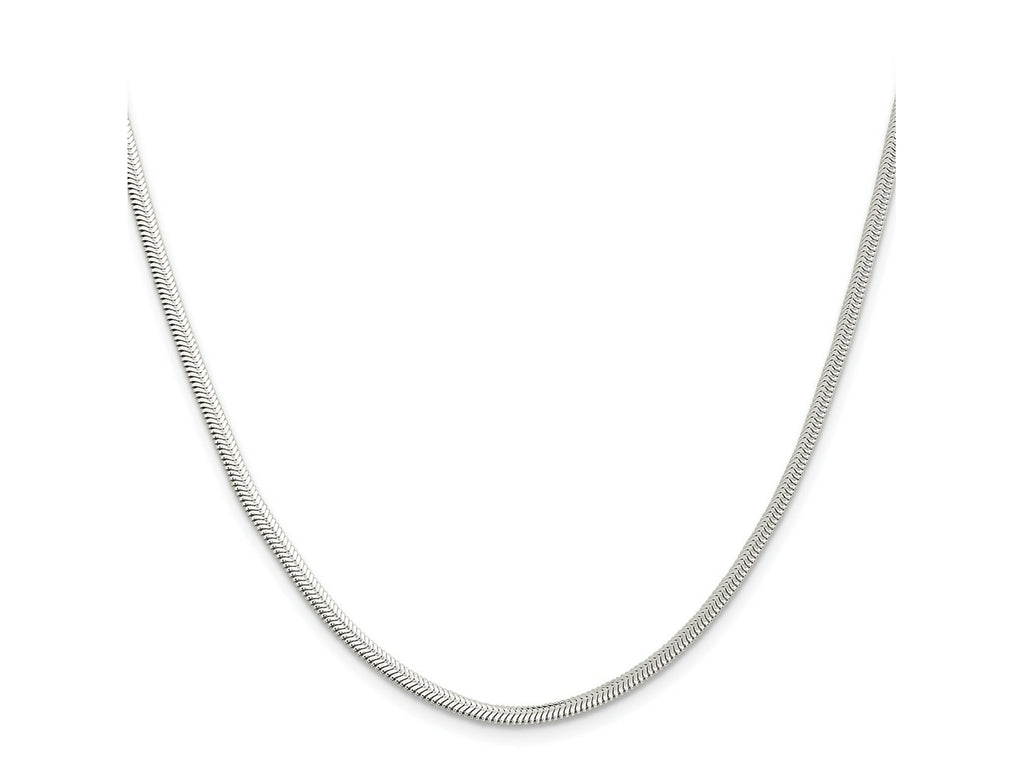 FJC Finejewelers 925 Sterling Silver Flat Oval Snake Chain 16 Inches x 3.3 mm