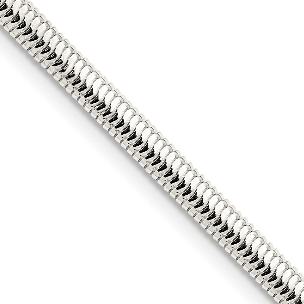 FJC Finejewelers 925 Sterling Silver 6-sided Oval Snake Chain 30 Inches x 3.5 mm
