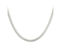 FJC Finejewelers 925 Sterling Silver 6-sided Oval Snake Chain 30 Inches x 5 mm
