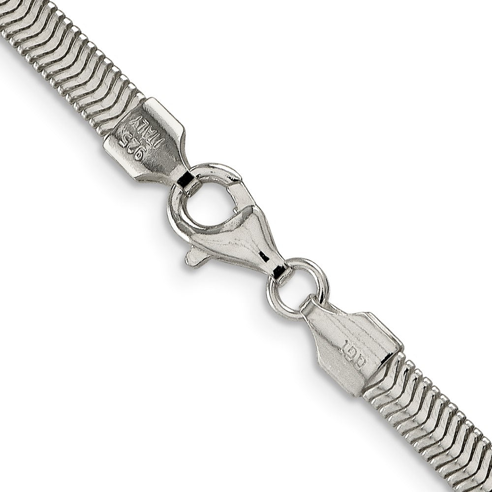 FJC Finejewelers 925 Sterling Silver Flat Oval Snake Chain 30 Inches x 4.2 mm