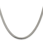FJC Finejewelers 925 Sterling Silver Flat Oval Snake Chain Bracelet 7 Inches x 4.2 mm