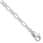 FJC Finejewelers 925 Sterling Silver Hand Made Cable 9inch Solid Fancy Link Anklet 9 Inches x 5 mm