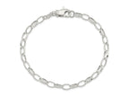 FJC Finejewelers 925 Sterling Silver Hand Made Cable 9inch Solid Fancy Link Anklet 9 Inches x 5 mm